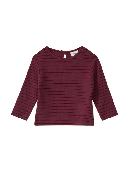 Foto van product s.Oliver Shirt bordeaux / zwart