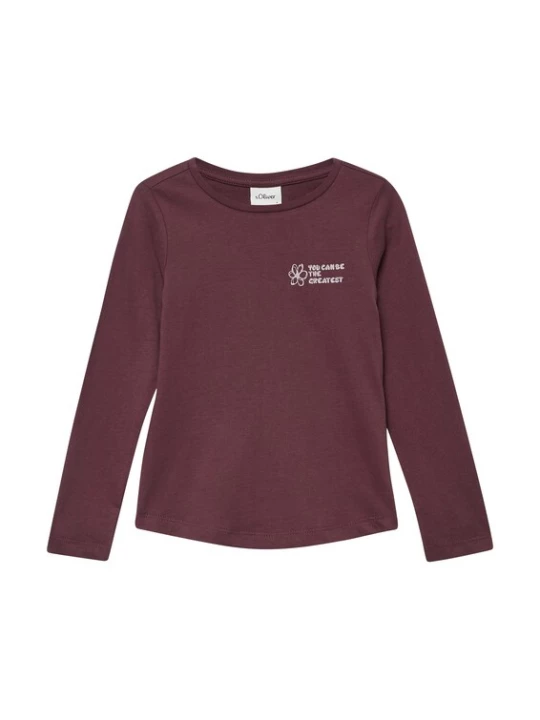 Foto van product s.Oliver Shirt bourgogne / wit