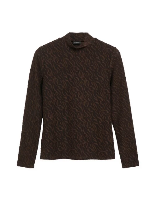 Foto van product s.Oliver Shirt bruin / donkerbruin