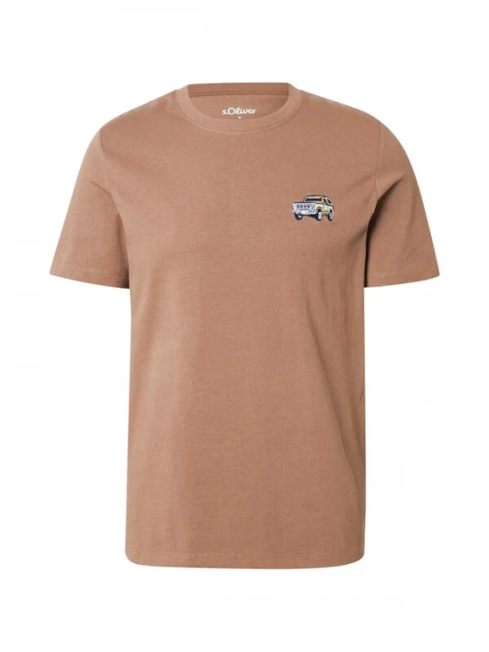 Foto van product s.Oliver Shirt bruin / geel / zwart / wit