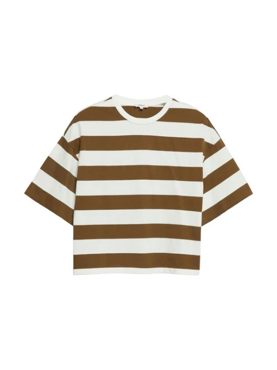Foto van product s.Oliver Shirt bruin / wit