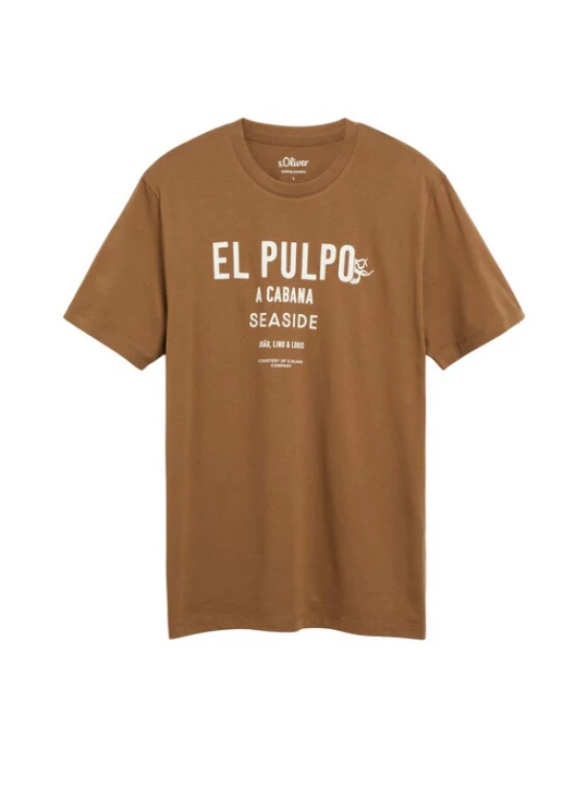 Foto van product s.Oliver Shirt bruin / wit