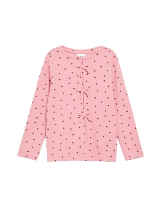 Foto van product s.Oliver Shirt chocoladebruin / pitaja roze