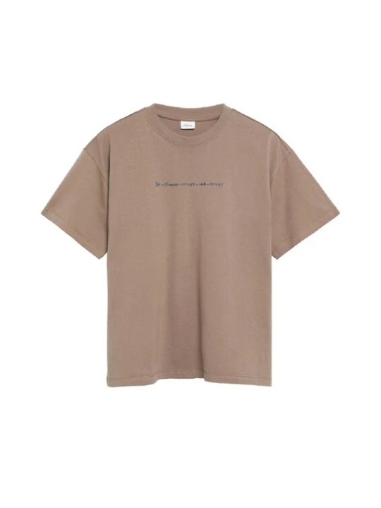 Foto van product s.Oliver Shirt cognac / antraciet
