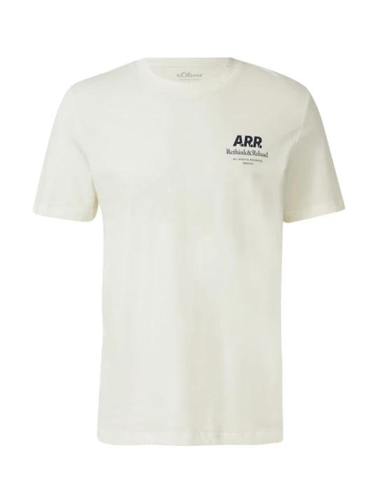Foto van product s.Oliver Shirt crème / navy