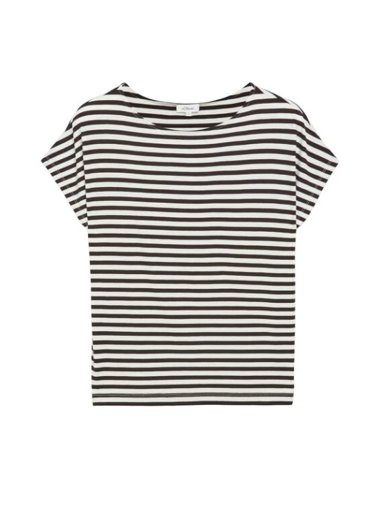 Foto van product s.Oliver Shirt crème / donkerbruin