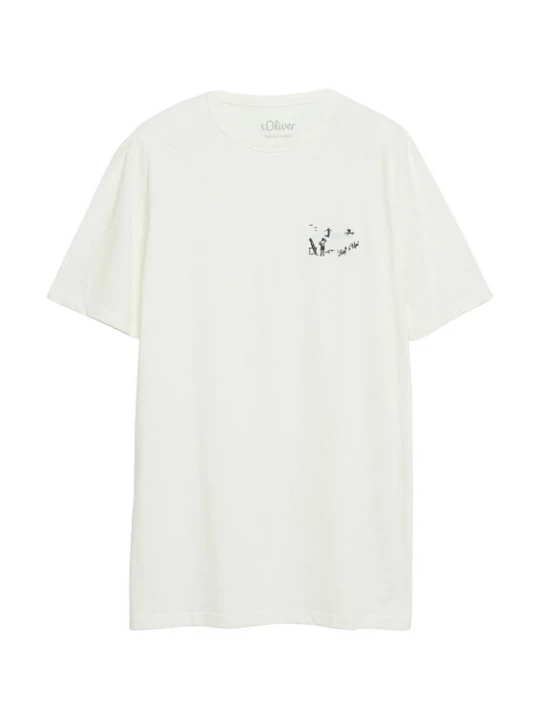 Foto van product s.Oliver Shirt crème / zwart