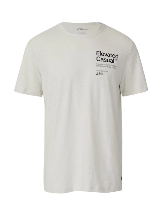 Foto van product s.Oliver Shirt crème / zwart