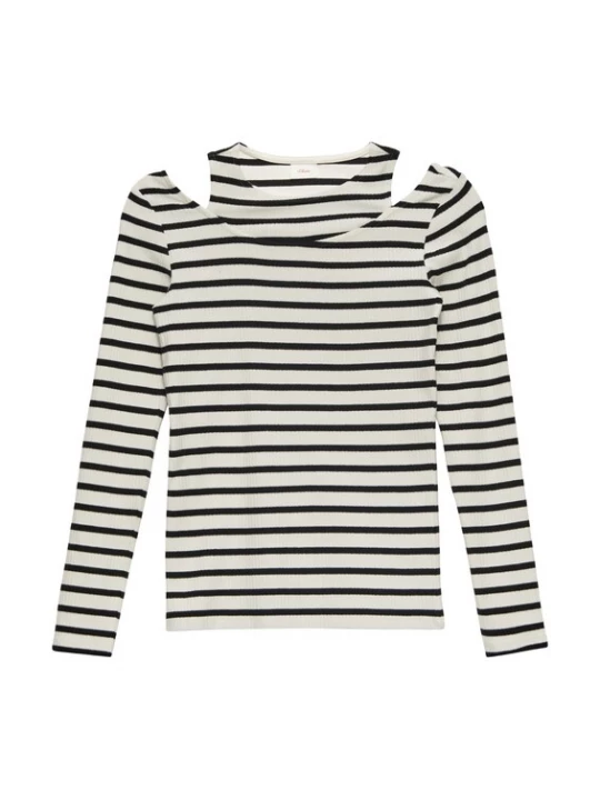 Foto van product s.Oliver Shirt crème / zwart