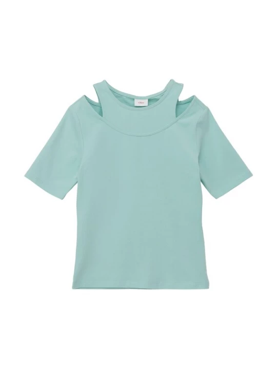 Foto van product s.Oliver Shirt cyaan blauw