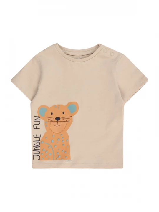 Foto van product s.Oliver Shirt donkerbeige / blauw / lichtbruin / zwart