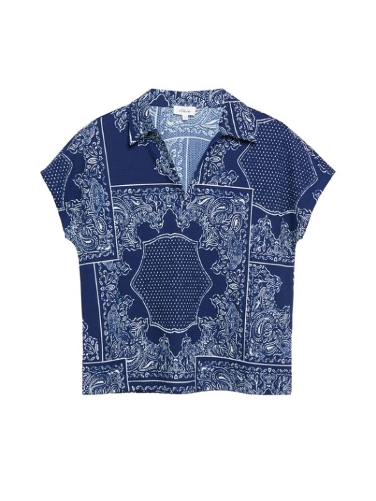 Foto van product s.Oliver Shirt donkerblauw