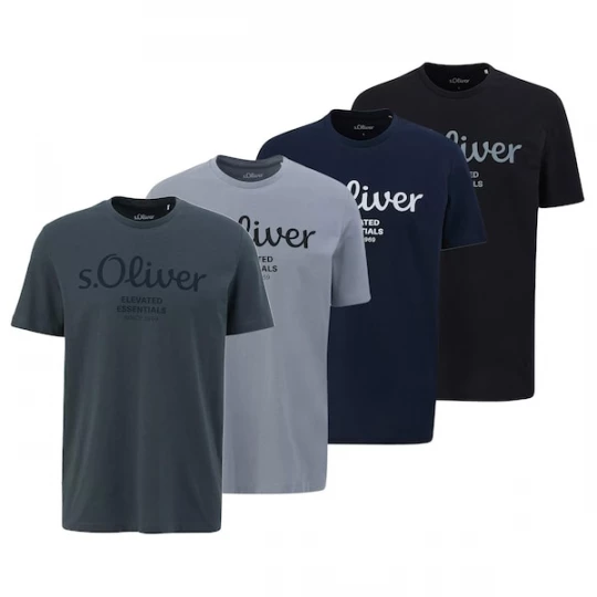 Foto van product s.Oliver Shirt donkerblauw / antraciet / lichtgrijs / wit