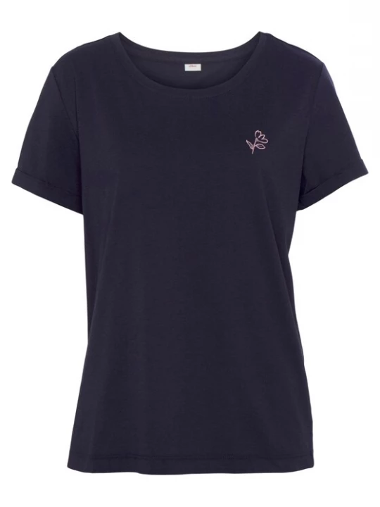 Foto van product s.Oliver Shirt donkerblauw / lichtroze