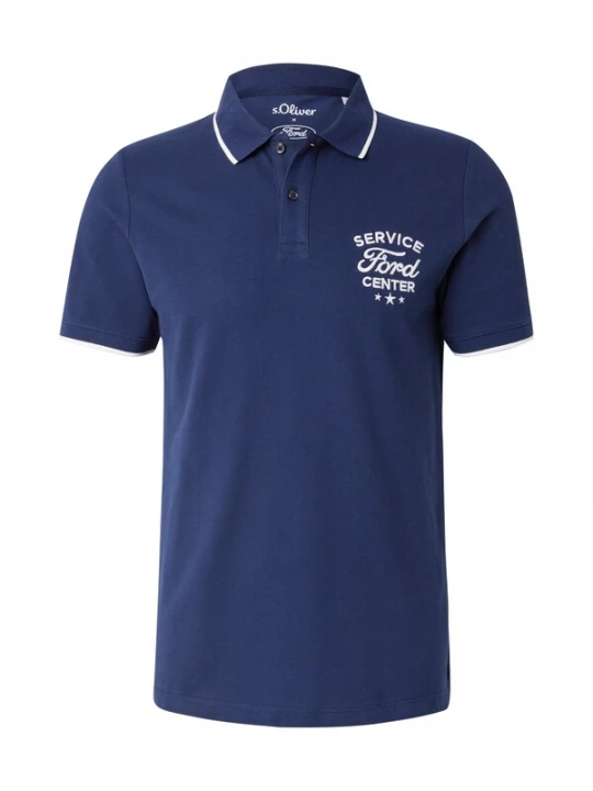 Foto van product s.Oliver Shirt donkerblauw / wit