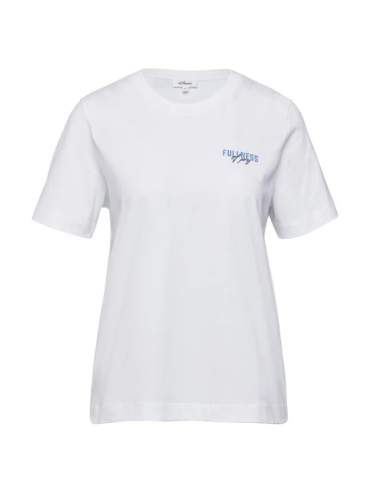 Foto van product s.Oliver Shirt donkerblauw / wit