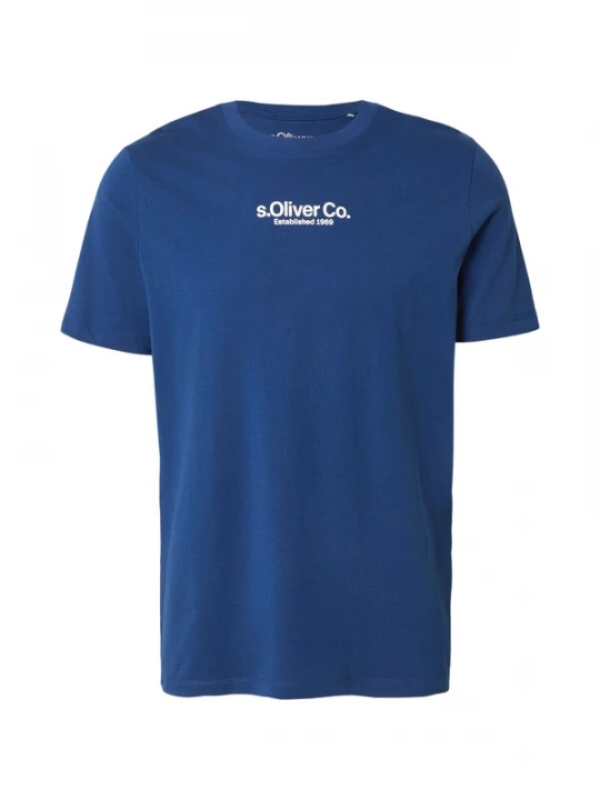 Foto van product s.Oliver Shirt donkerblauw / wit