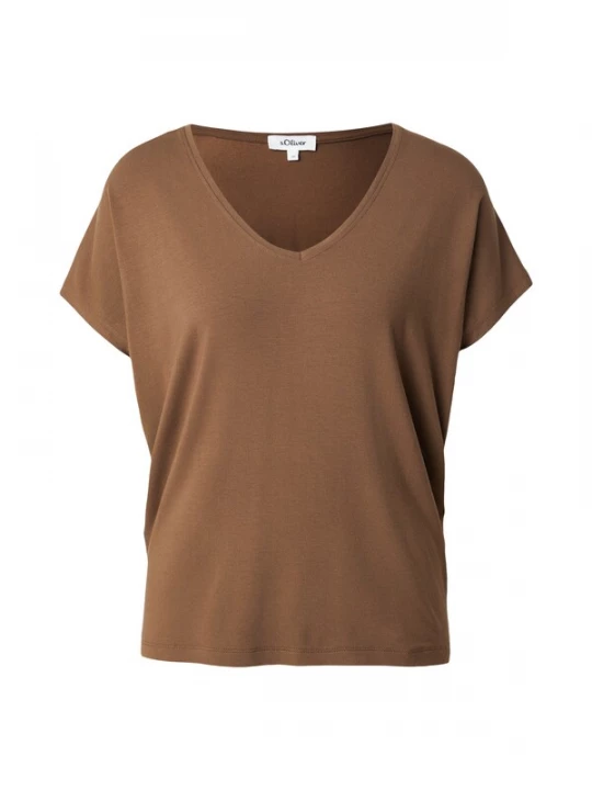 Foto van product s.Oliver Shirt donkerbruin