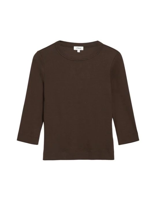 Foto van product s.Oliver Shirt donkerbruin