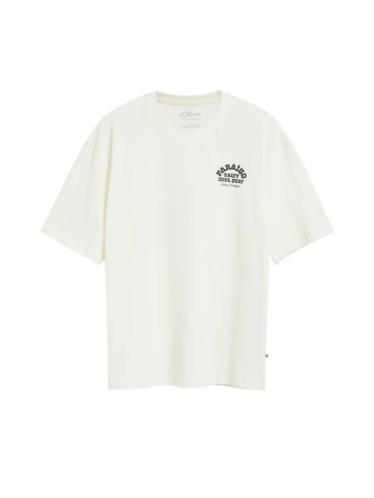 Foto van product s.Oliver Shirt donkergrijs / eierschaal