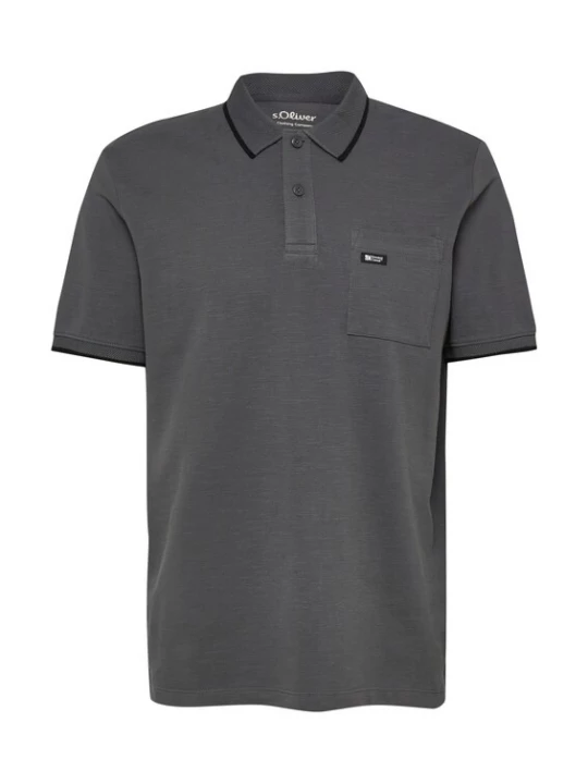 Foto van product s.Oliver Shirt donkergrijs / zwart