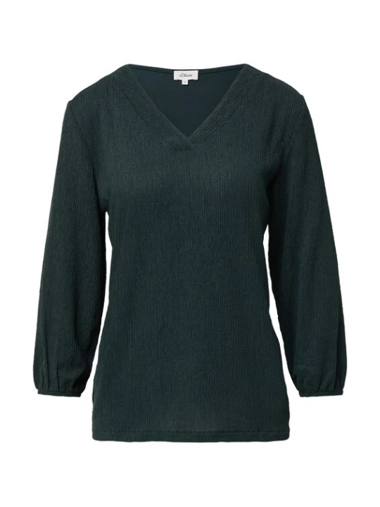 Foto van product s.Oliver Shirt donkergroen