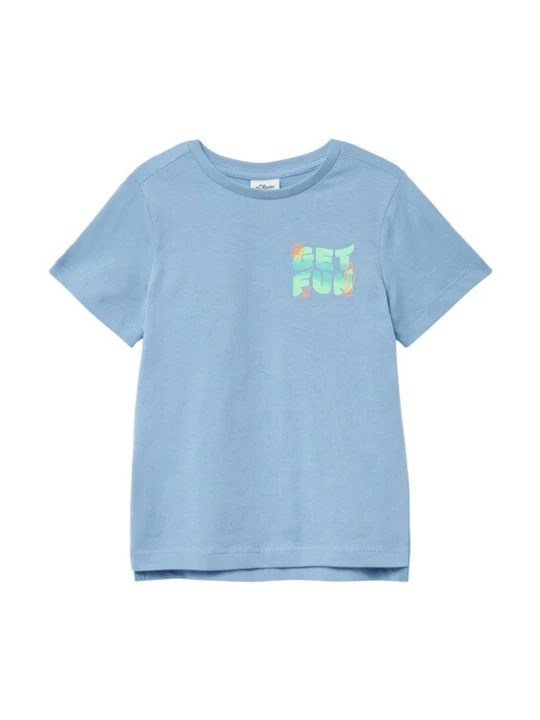 Foto van product s.Oliver Shirt duifblauw / mintgroen / oranje / wit