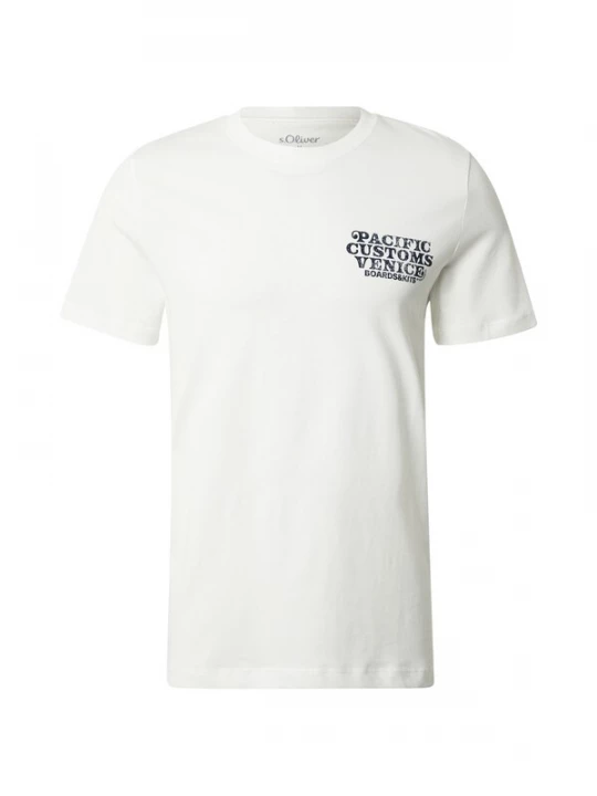 Foto van product s.Oliver Shirt duifblauw / wit