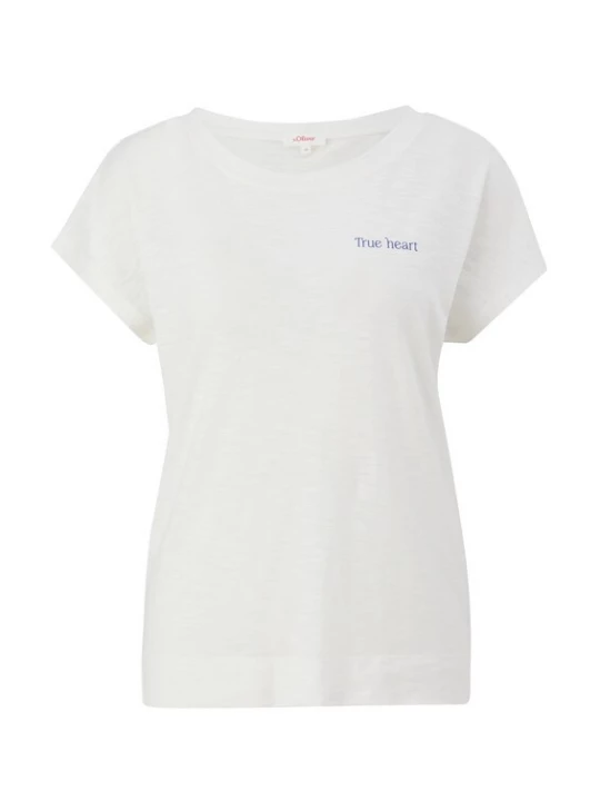 Foto van product s.Oliver Shirt ecru / blauw