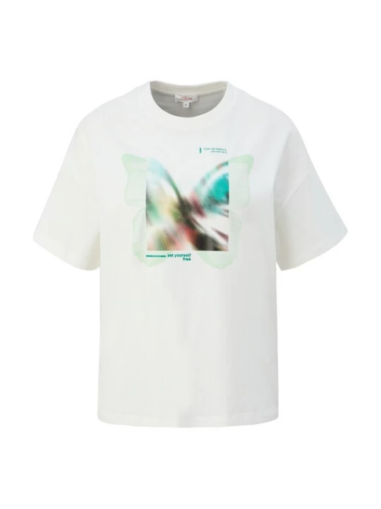 Foto van product s.Oliver Shirt ecru / gemengde kleuren