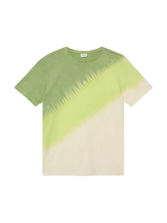 Foto van product s.Oliver Shirt ecru / kiwi / lichtgroen