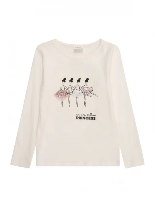 Foto van product s.Oliver Shirt ecru / zwart