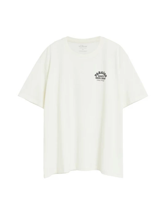 Foto van product s.Oliver Shirt ecru / zwart