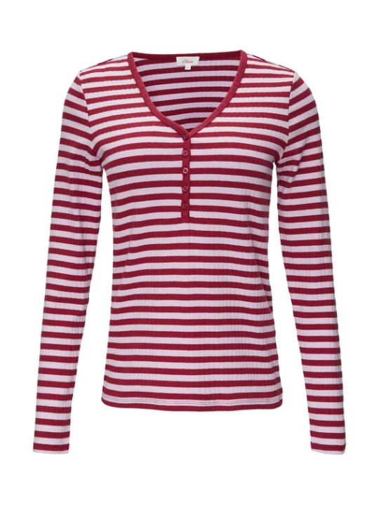 Foto van product s.Oliver Shirt fuchsia / wit