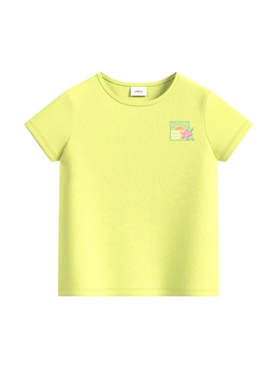 Foto van product s.Oliver Shirt geel / appel / rosa / wit