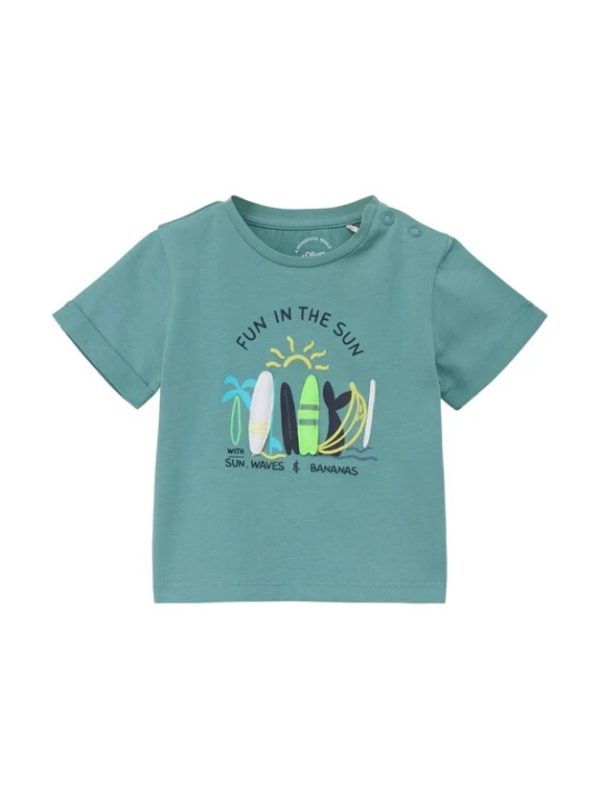 Foto van product s.Oliver Shirt geel / grijs / petrol