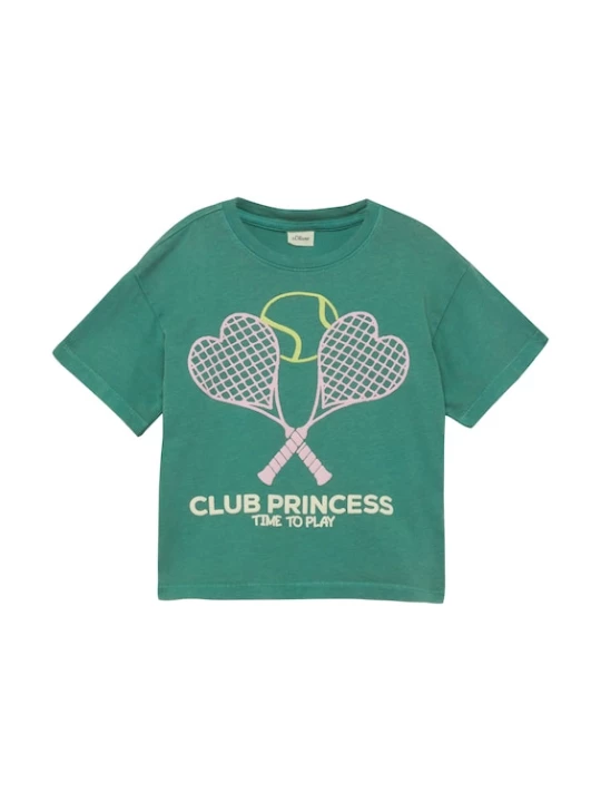 Foto van product s.Oliver Shirt geel / groen / rosa