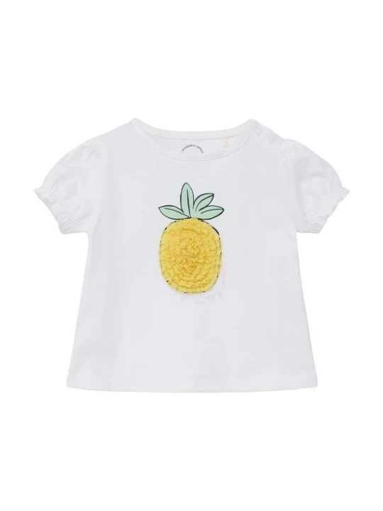 Foto van product s.Oliver Shirt geel / lichtgroen / zwart / wit