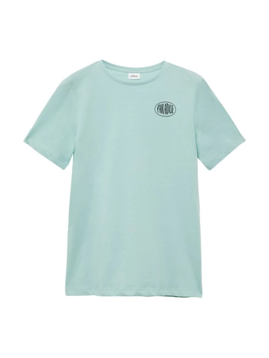 Foto van product s.Oliver Shirt geel / mintgroen / oranje / zwart