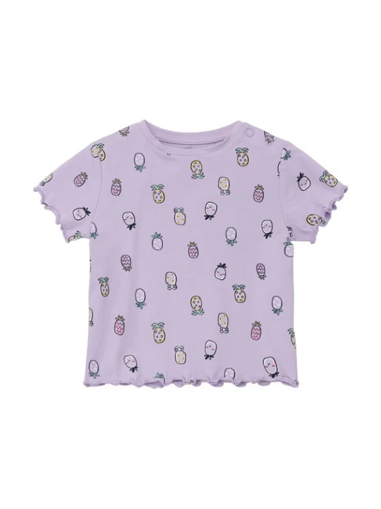 Foto van product s.Oliver Shirt geel / mintgroen / sering / zwart