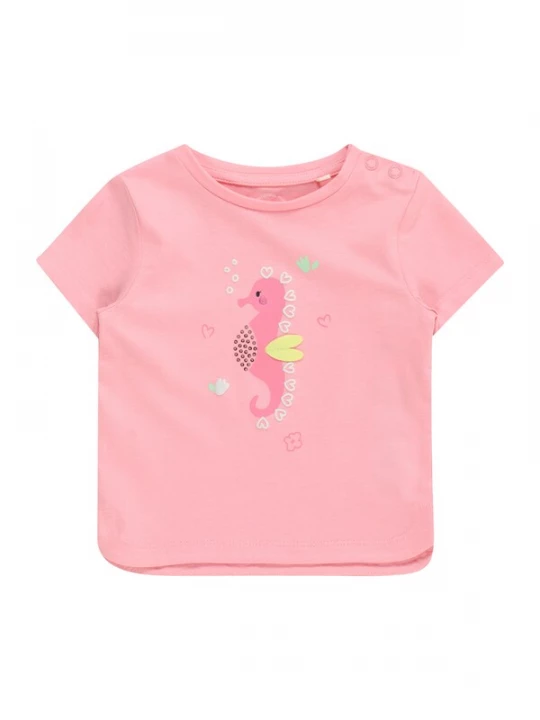 Foto van product s.Oliver Shirt geel / pink / lichtroze / wit
