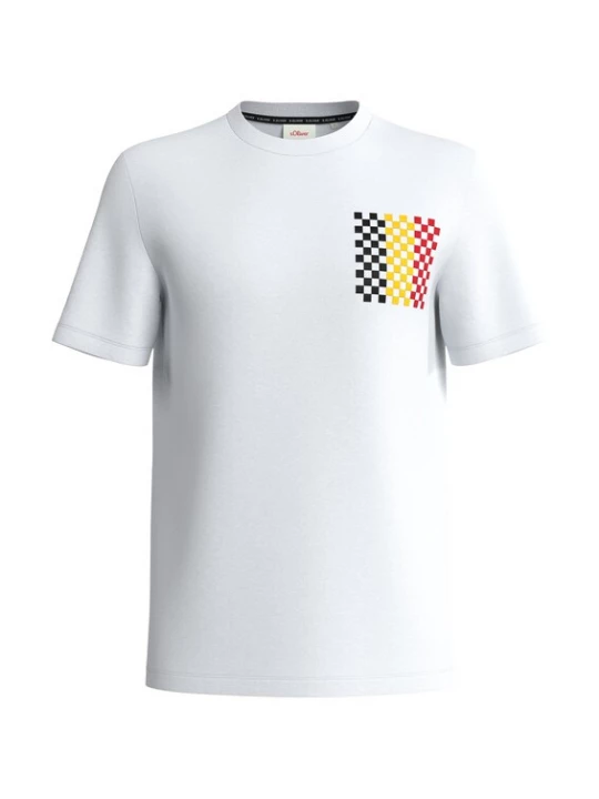 Foto van product s.Oliver Shirt geel / rood / zwart / wit