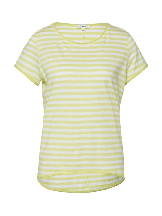 Foto van product s.Oliver Shirt geel / wit