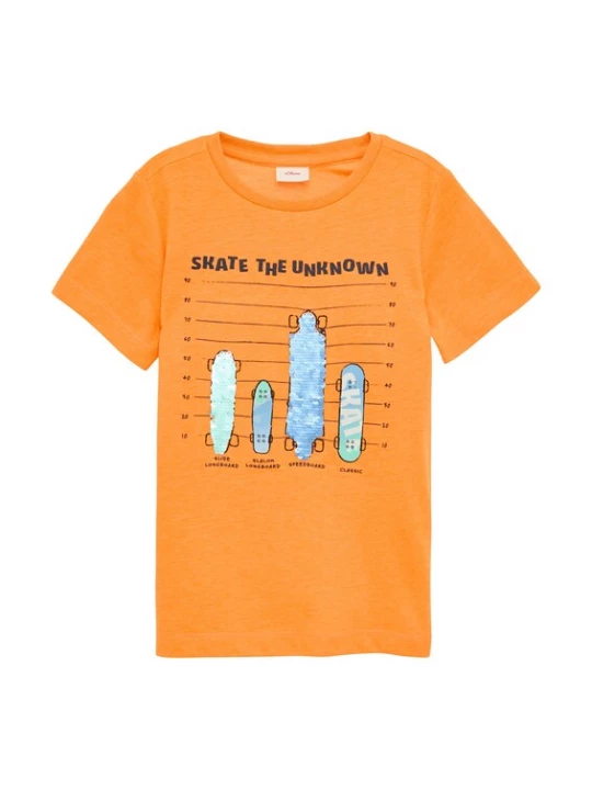 Foto van product s.Oliver Shirt gemengde kleuren / oranje