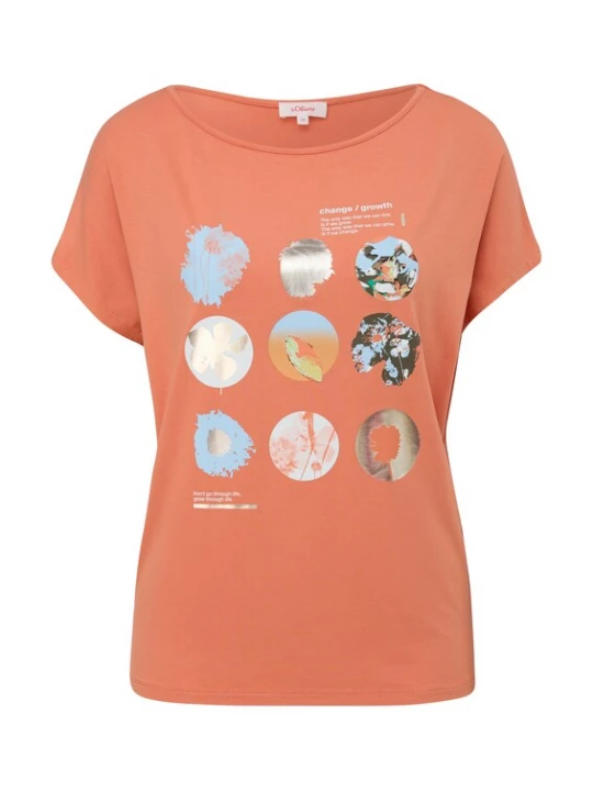 Foto van product s.Oliver Shirt gemengde kleuren / oranje