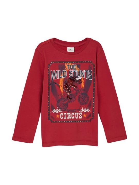 Foto van product s.Oliver Shirt gemengde kleuren / rood