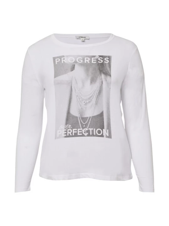 Foto van product s.Oliver Shirt gemengde kleuren / wit