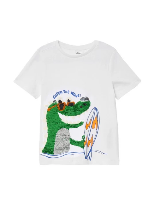 Foto van product s.Oliver Shirt gemengde kleuren / wit