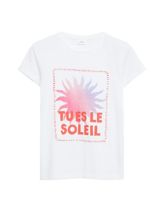 Foto van product s.Oliver Shirt gemengde kleuren / wit