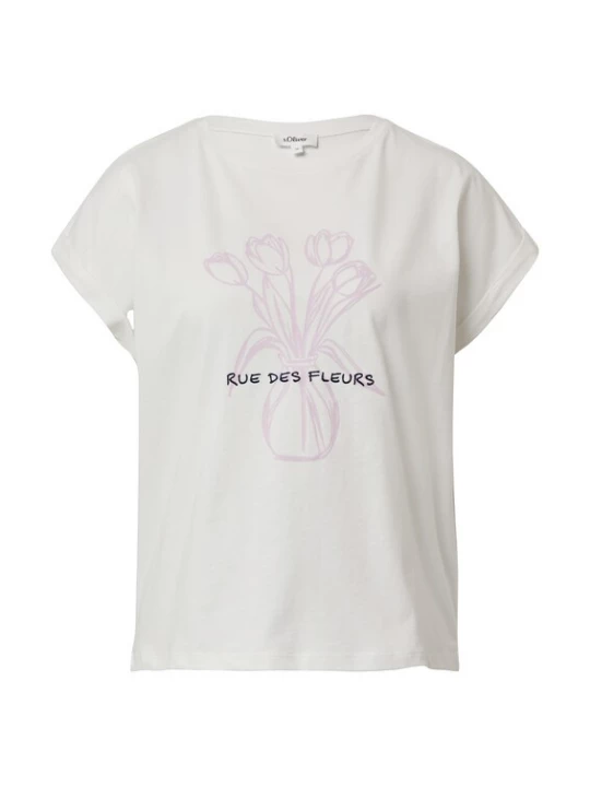 Foto van product s.Oliver Shirt gemengde kleuren / wit